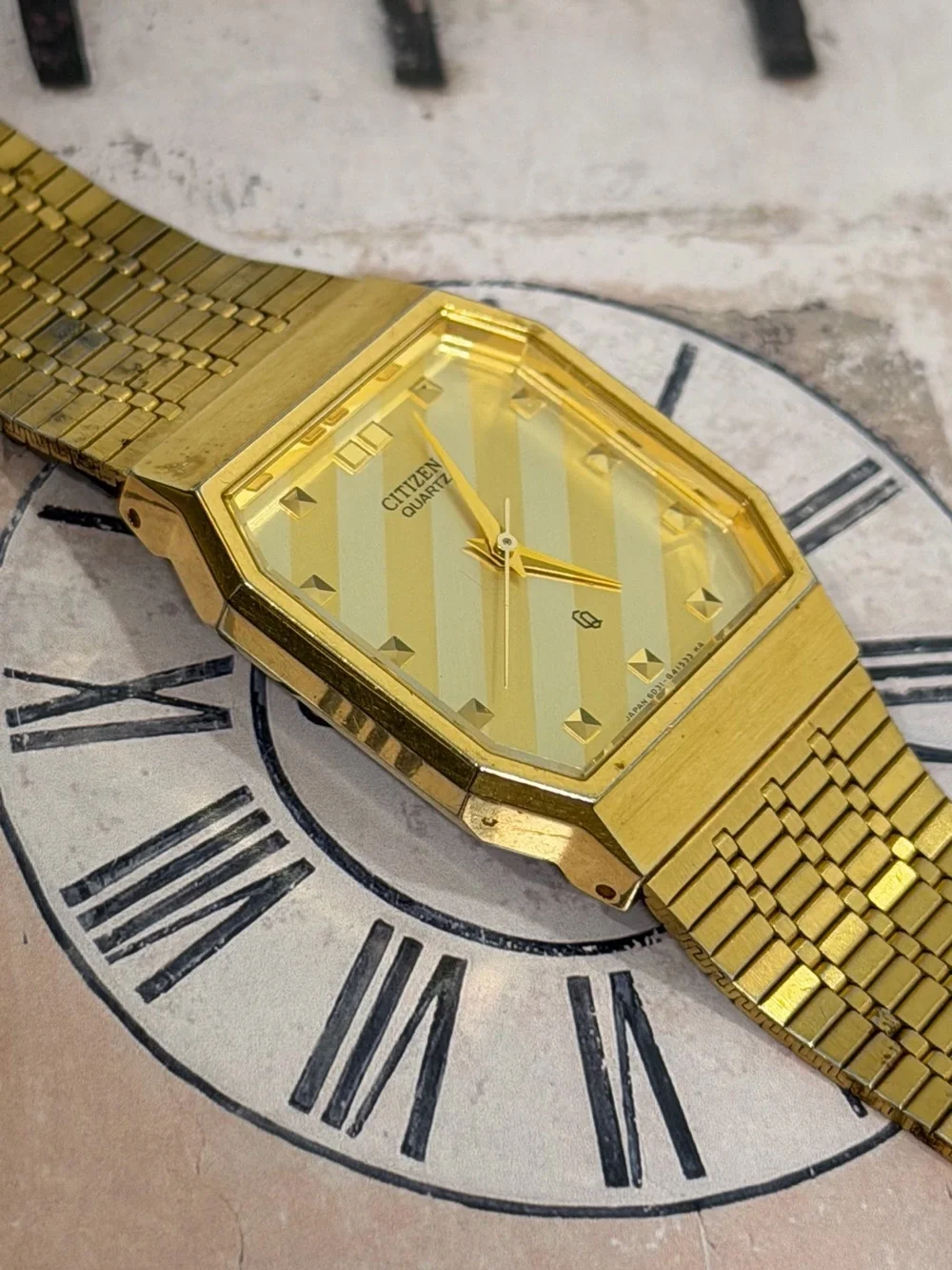 Vintage 1980s Citizen Quartz 6031-G08008 Men’s Watch